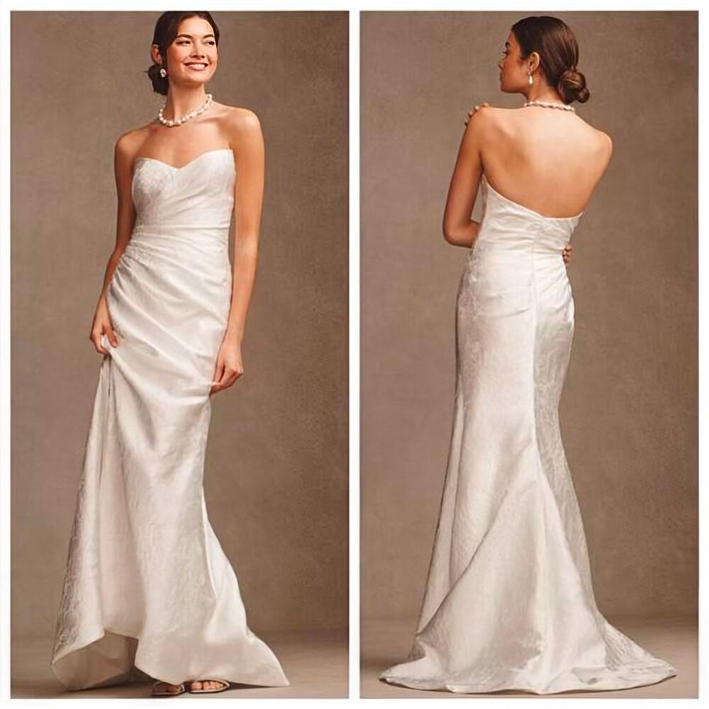 Wtoo by Watters Callahan Strapless Lace Wedding Dress Size 22 Bridal NWT